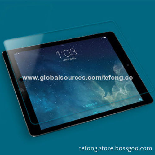 Clear screen protector for iPad mini with 0.3mm thickness and 9H hardness